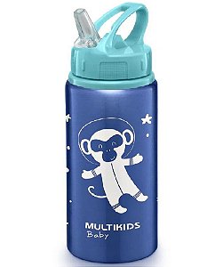 Garrafinha de Aluminio Refresh Azul - Multikids baby