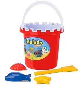 Baldão De Praia Vermelho (+18m) - Cardoso Toys