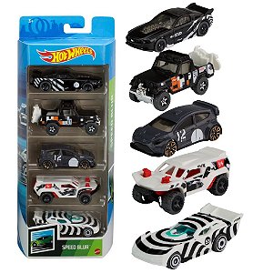 Carrinhos Hot Wheels City com 5 Carros - Mattel - Kidverte