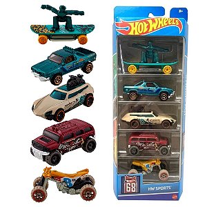 Conjunto 5 Carrinhos Hot Wheels City Toxic - Mattel - Alves Baby