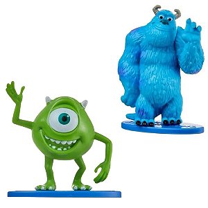 Kit Mini Figuras Monstros S.A Mike e Sulley