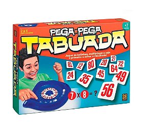 Jogo Pega-Pega Tabuada (+7 anos) - Grow