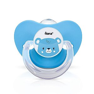 Chupeta Fiona Ortodôntica Silicone 0-6M Azul - Lillo