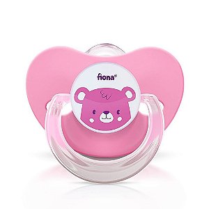 Chupeta Fiona Ortodôntica Silicone 0-6M Rosa - Lillo