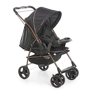 Carrinho Milano Rev II Preto Cobre (0 a 15 Kg) - Galzerano