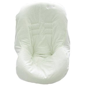 Capa De Bebê Conforto Malha Branco - Minha Casa Baby