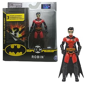 Boneco DC Robin 10cm Vermelho  - Sunny Brinquedos