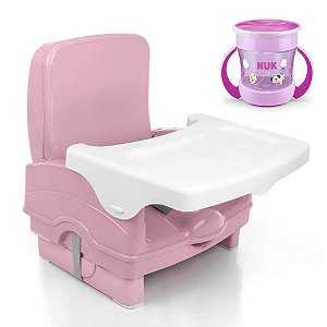 Cadeira de Alimentação Cake com Copo Magic Cup Roxo NUK