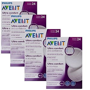 Absorvente Descartável para Seios 4 cx -  Philips Avent