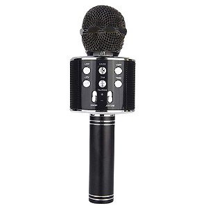 Microfone Karaokê Infantil com Bluetooth Preto - Toyng