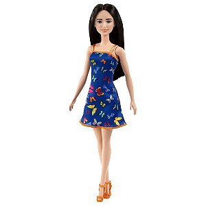 Boneca Barbie Fashion Asiática c/ Vestido Borboleta - Mattel