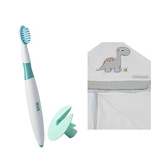 Escova de dente Nuk e Toalha de Banho