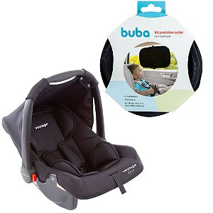 Kit Bebê Conforto Beta -Voyage e Protetor Solar -Buba