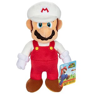 Pelúcia Super Mario Fogo 9 Polegadas - Candide