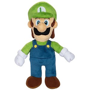 Pelúcia Luigi Super Mario 9 Polegadas - Candide