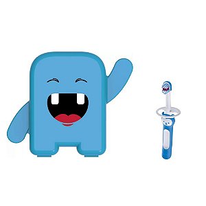 Escova Dental (5+) e Porta-Dentes de Leite Angie