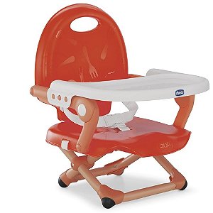 Assento De Refeição Chicco Pocket Snack Poppy Vermelho