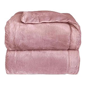 Cobertor Plush Cosy Rosa - Laço Bebê