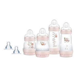 Mamadeira Easy Start Gift Set Rosa Corujinha - Mam