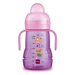 Copo de Transição Trainer+ Rosa 220ml (+4M) - MAM