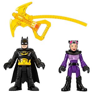 Mini Figuras DC Imaginext Batman e Mulher Gato - Mattel
