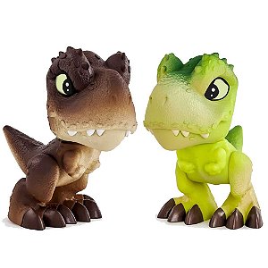 Dino T-Rex Verde E Marrom Baby Dinos - Pupee