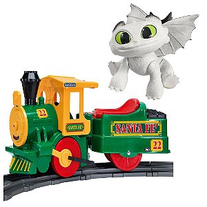 Trem Elétrico Infantil Santa Fé 6V e Como Treinar Seu Dragão