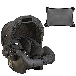 Bebê Conforto Cozycot Click e Protetor Solar Stretch Black