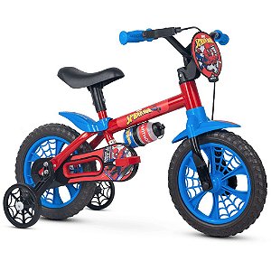 Bicicleta Infantil Aro 12 com Rodinhas Spider-Man - Nathor