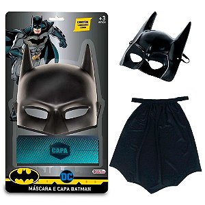 Kit Máscara e Capa do Batman - NovaBrink