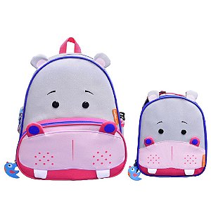 Mochila Infantil com Lancheira Térmica Lets Go - Comtac Kids