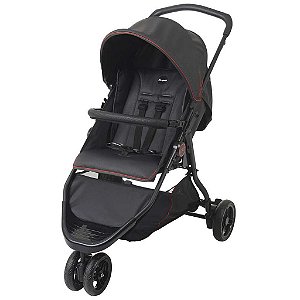 Carrinho de Bebê CR3 Gray Red (0 à 15 kg) - Burigotto