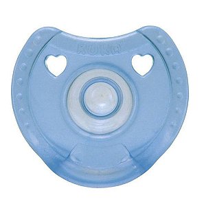 Chupeta Soft Comfort Bico Redondo (0-6m) Nº1 Azul - Kuka