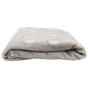 Cobertor Luxo Ovelha Cinza - Laço Bebê