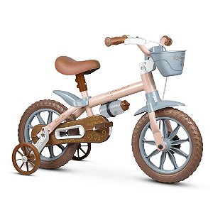 Bicicleta Infantil Aro 12 c Rodinhas Mini Antonella - Nathor
