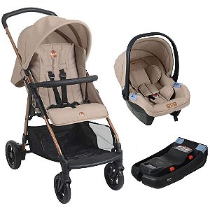 Conjunto Travel System Lui Mon Amour e Base Belted