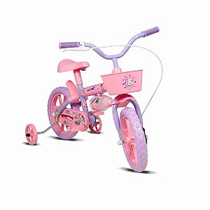 Bicicleta Infantil Amy Aro 12 Lilás e Rosa - Verden