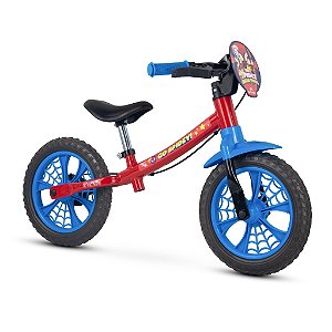 Bicicleta Balance Bike Infantil Spider Man Aro 12 - Nathor