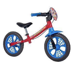 Bicicleta Balance Bike Infantil Spider Man Aro 12 - Nathor