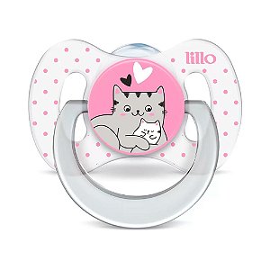 Chupeta Funny Silicone (0 a 6 meses) Gatinho — Lillo