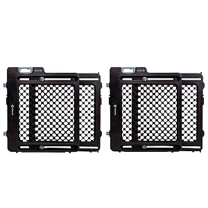 Kit 2 Grades de Porta Stop Gate Black - Safety 1st