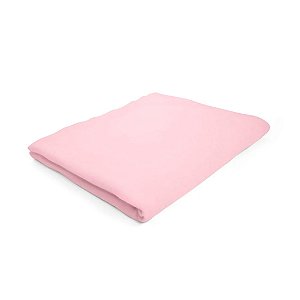 Lençol Avulso Elástico Tam. Americano Liso Rosa - Papi Mami