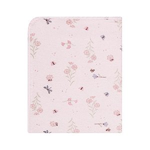 Cobertor Estampado Flores no Jardim 1,10m × 90cm - Papi Mami