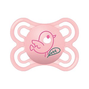 Chupeta Perfect Passarinho Rosa (0-6M) - MAM