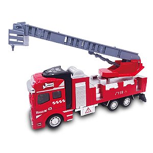 Carrinho De Bombeiro 1:50 - Shiny Toys