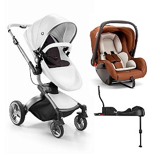 Carrinho Passeio Moisés Candy c/ Bebê Conforto e Base Isofix