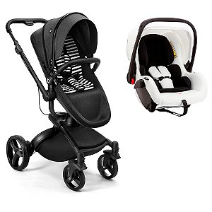 Carrinho de Passeio Candy X Preto e Bebê Conforto Candy