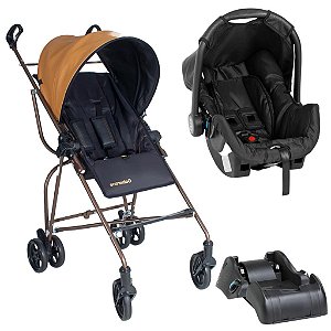Carrinho de Bebê Capri Bebê Conforto Grid e Base - Galzerano