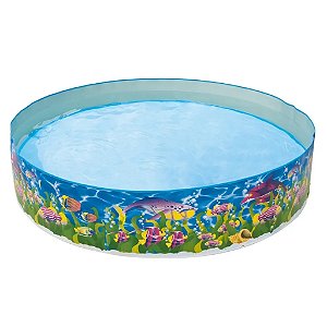 Piscina Semirrígida Vida Marinha 1000Litros 183x38 - Bel Fix