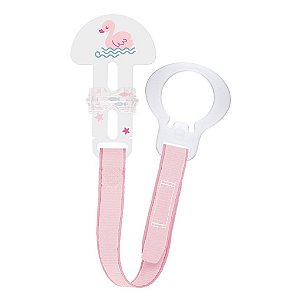 Prendedor de Chupeta Clip Pato Rosa - MAM